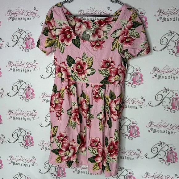 Moda International | Dresses | Mods Intl Dress Hawaii Flowers Floral Pink Red Green Yellow Vintage Swoop Neck | Poshmark Moda International | Dresses | Mods Intl Dress Hawaii Flowers Floral Pink Red Green Yellow Vintage Swoop Neck | Poshmark